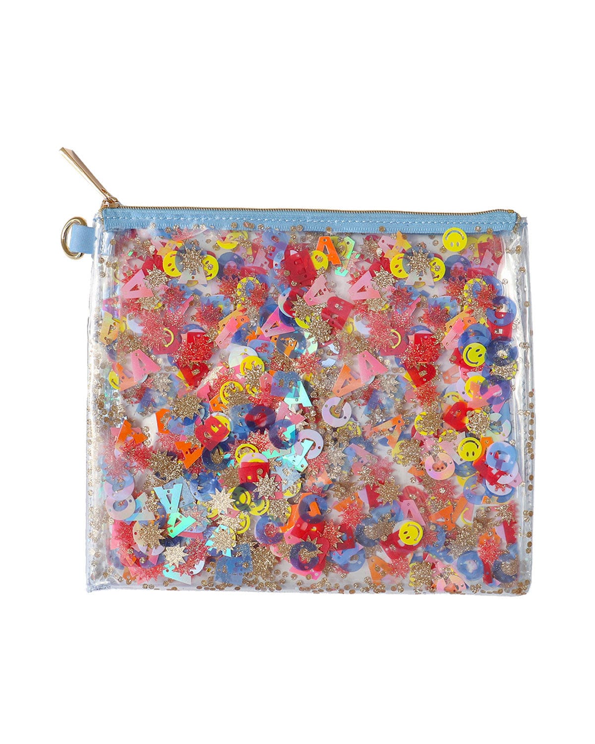 Packed Party little letters confetti everything pouch