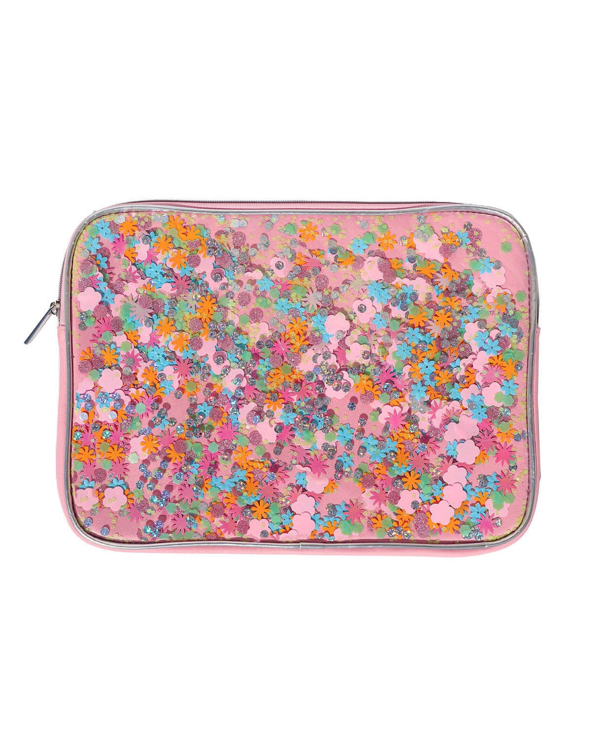 Packed Party flower shop confetti laptop sleeve and carrying case