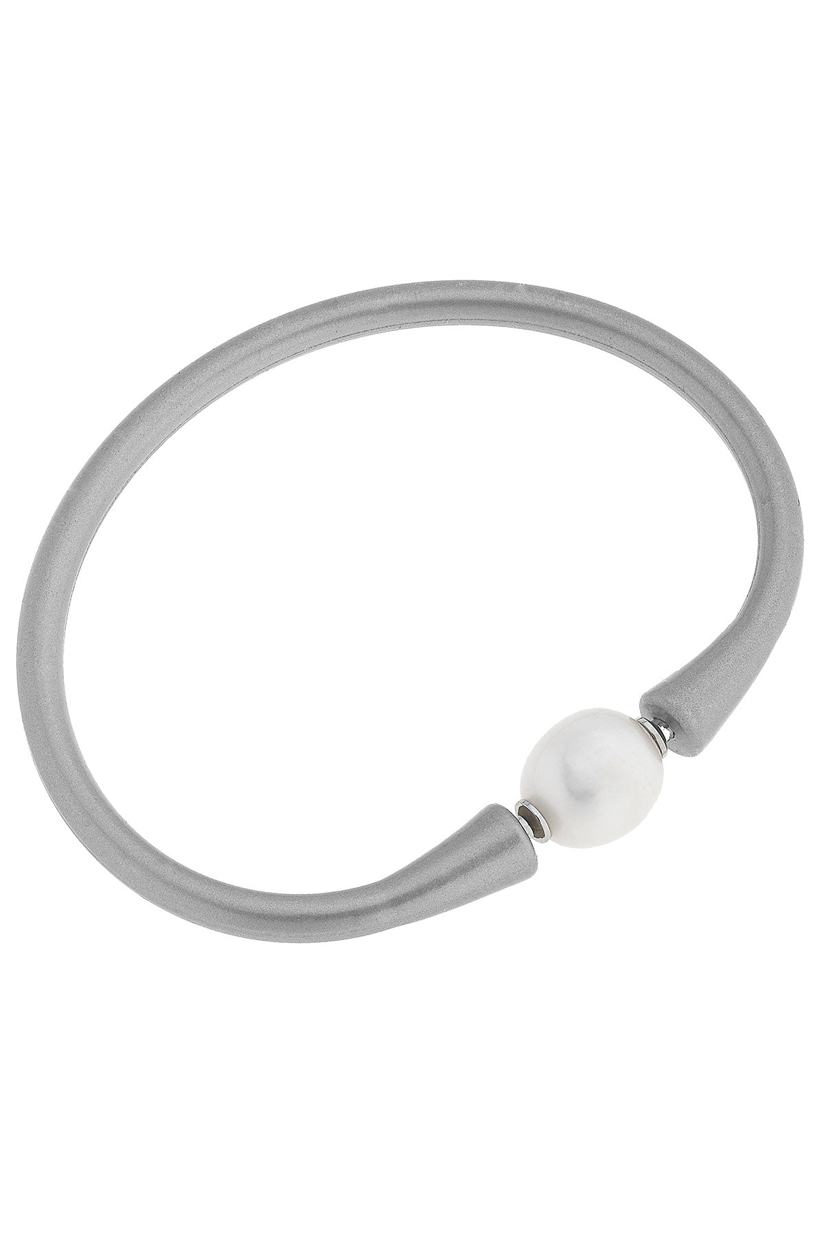 Bali Freshwater Pearl Silicone Bracelet