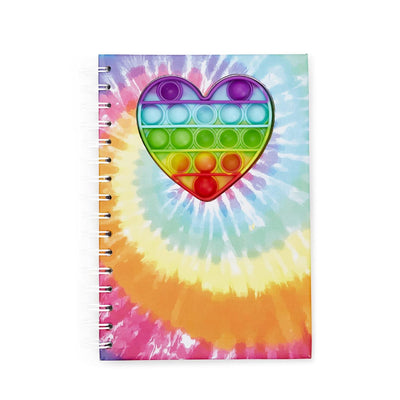 Heart Rainbow Popper Notebook (80 lined pages) Popper