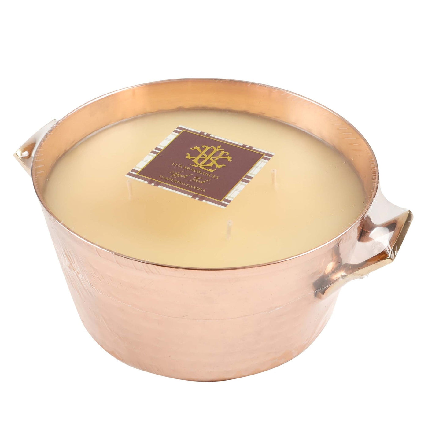 APPLE JACK COPPER 4-WICK BOWL