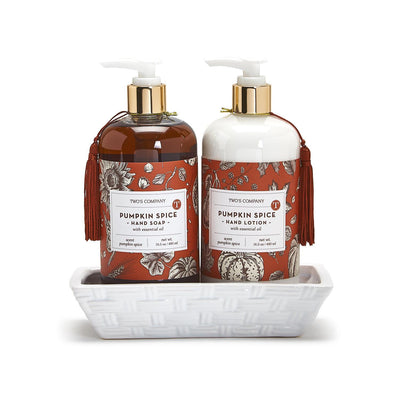 Pumpkin Spice Scented Hand Soap and Lotion Set