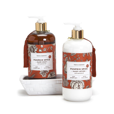 Pumpkin Spice Scented Hand Soap and Lotion Set