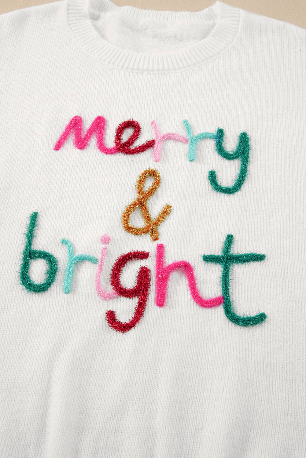 Merry & Bright Round Neck Sweater