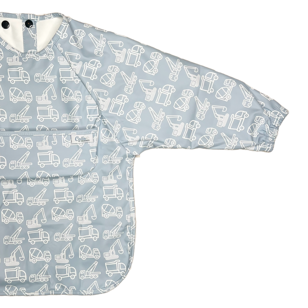The Grayson Long Sleeve Bib - Powder Blue Construction