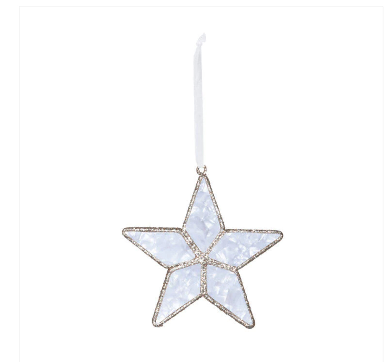 Capiz Star Ornament