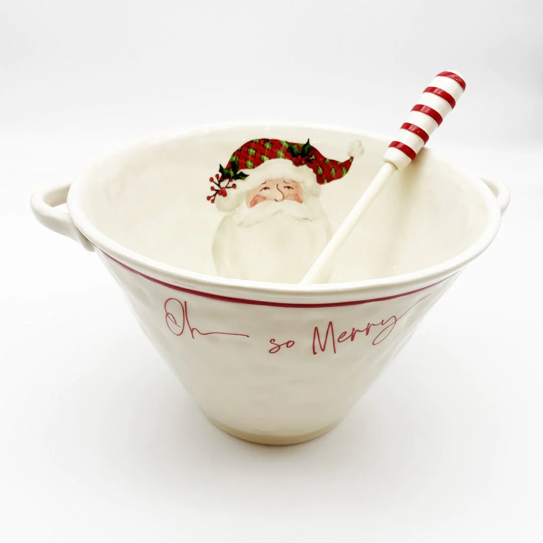 Oh So Merry Mixing Bowl with Spoon