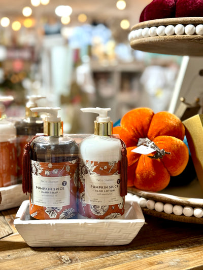 Pumpkin Spice Scented Hand Soap and Lotion Set