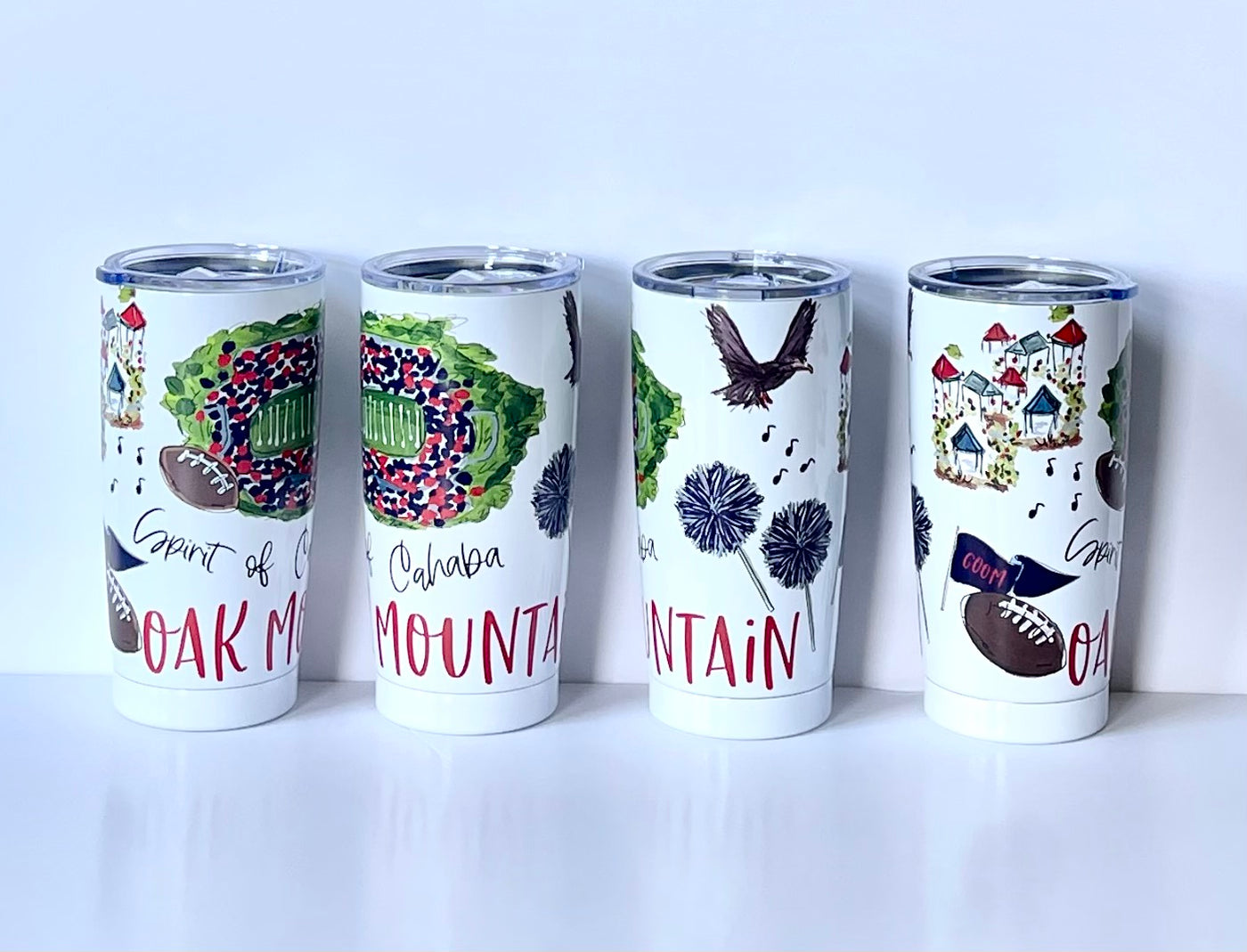 Oak Mountain Eagles Tumbler