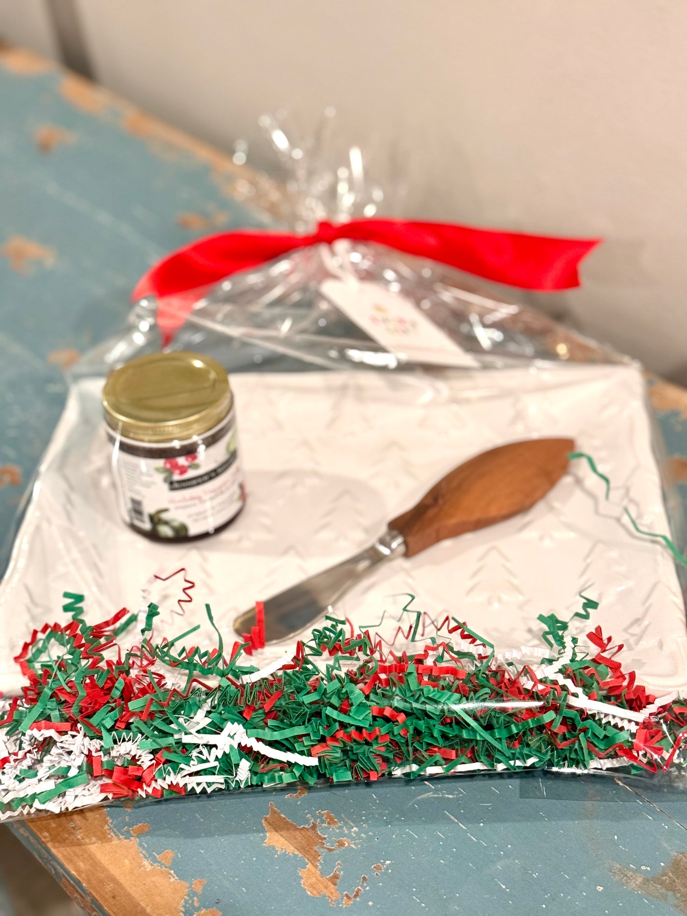 Balsam Christmas Tree Platter Set