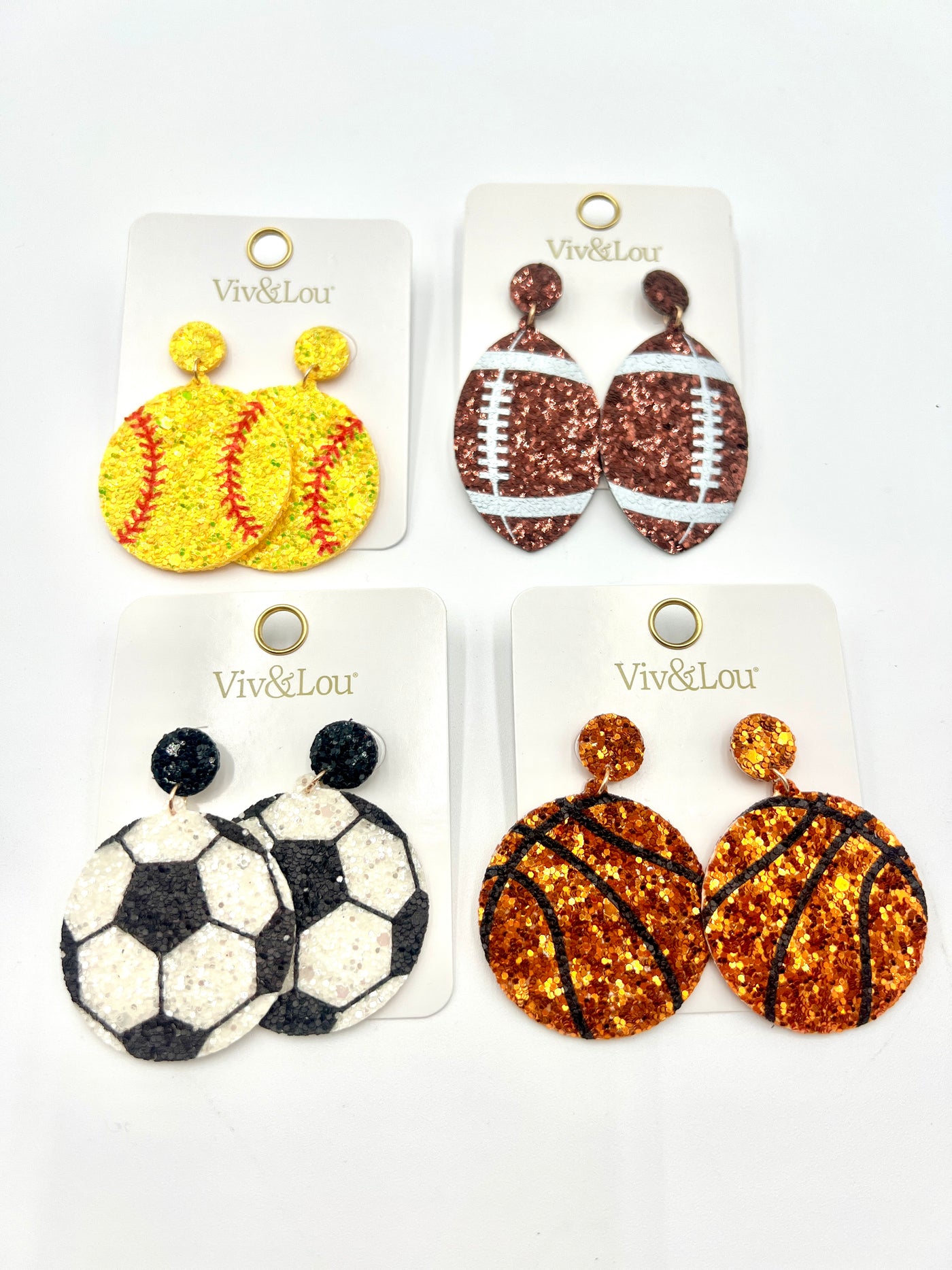 Sequin Sports Earrings