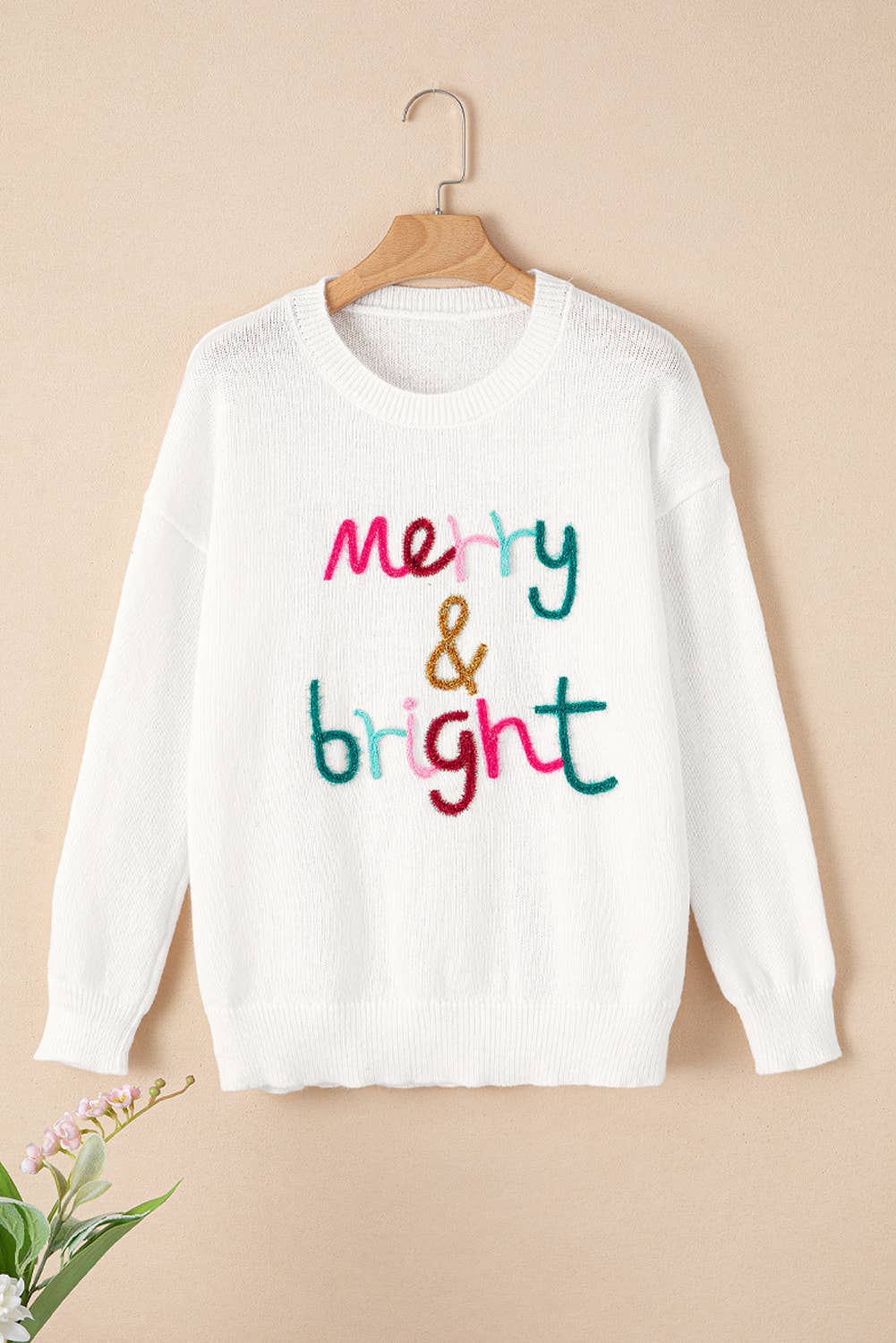 Merry & Bright Round Neck Sweater