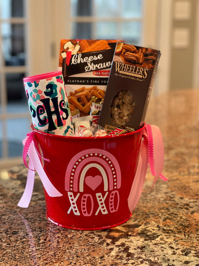 Valentine's Day 5 Quart Metal Bucket