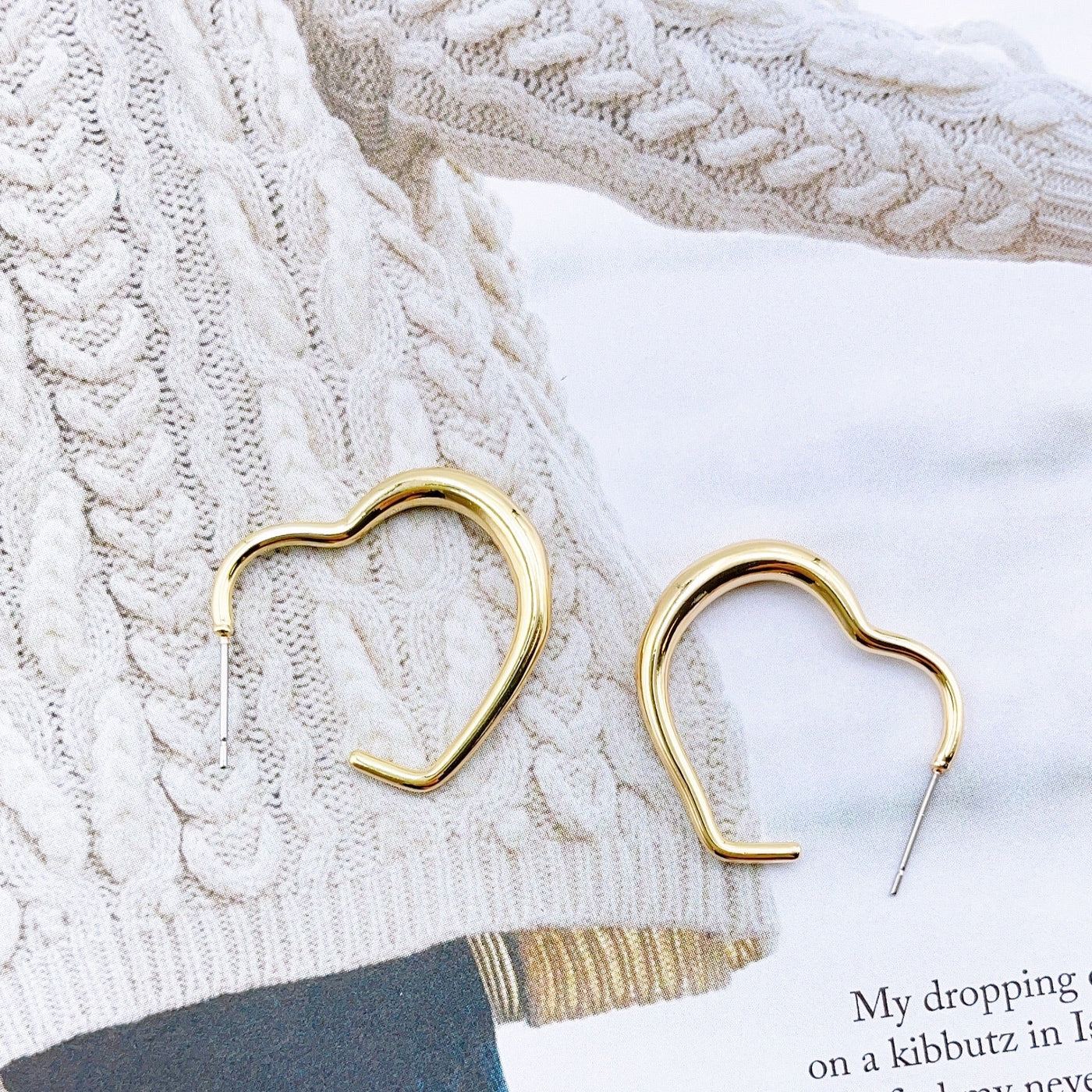 Heart Hoop Earring